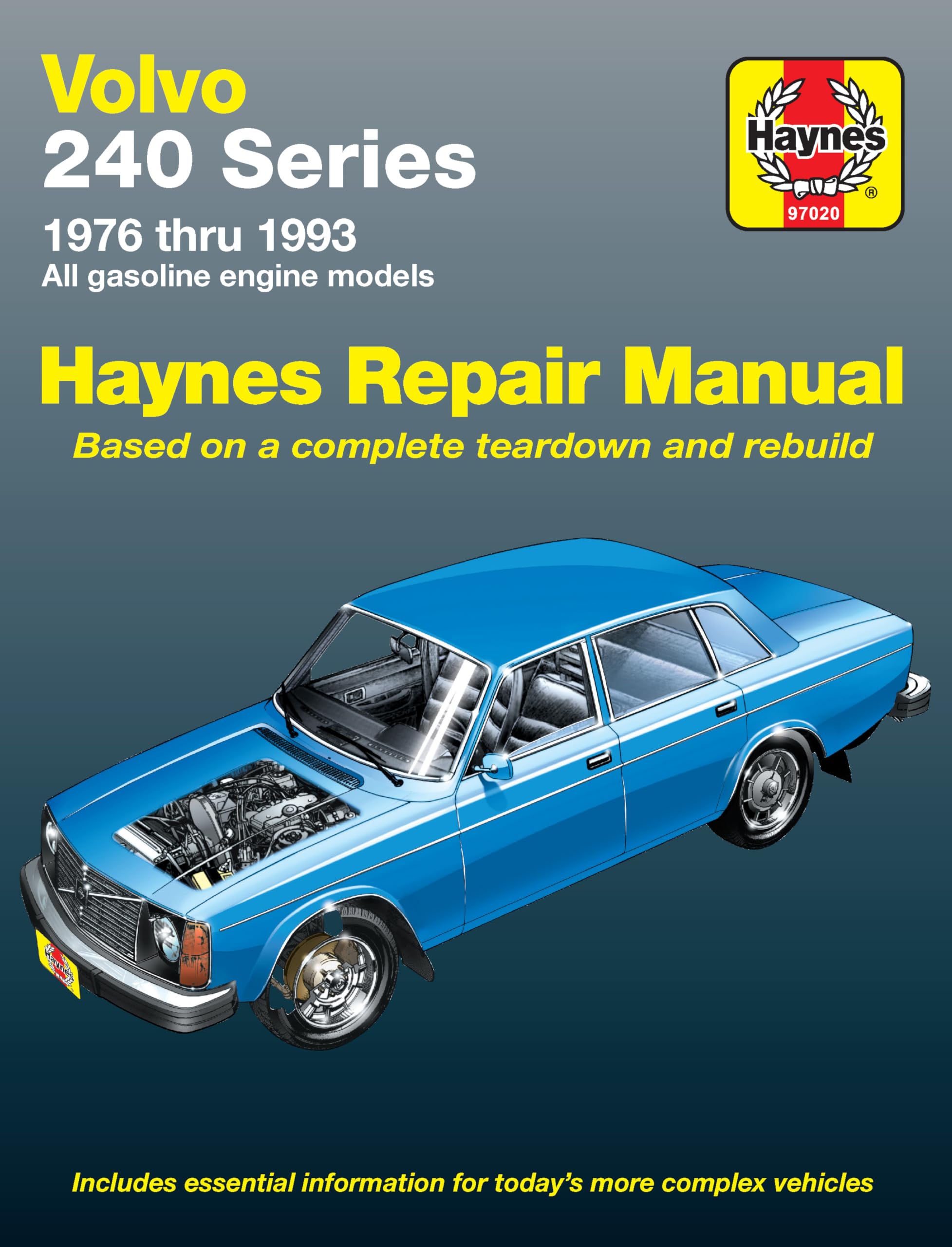 Volvo 240 Series petrol (1976-1993) Haynes Repair Manual (USA) book