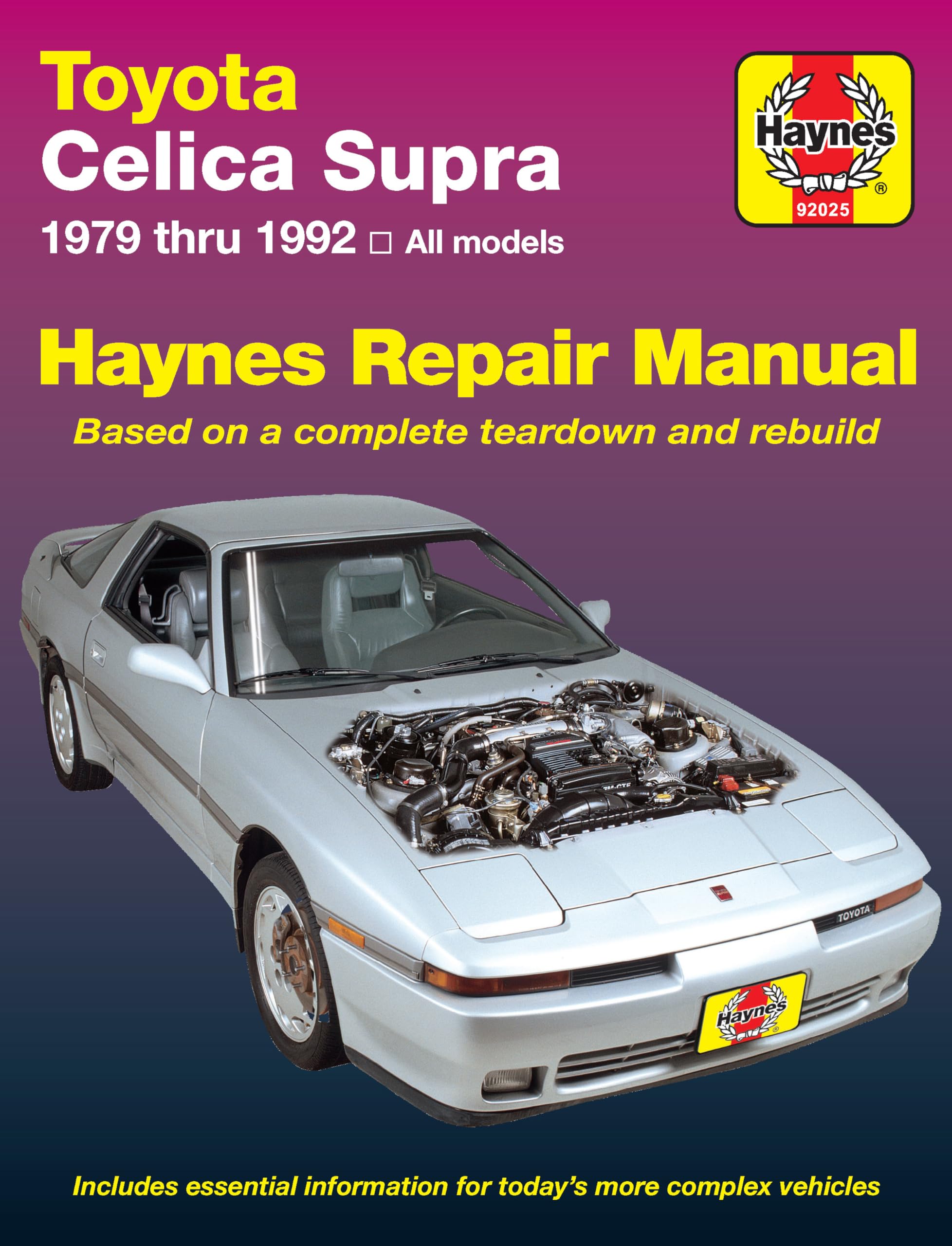Toyota Cellica Supra, 1979-1992 (Haynes Manuals) Leisure, Home & Garden
