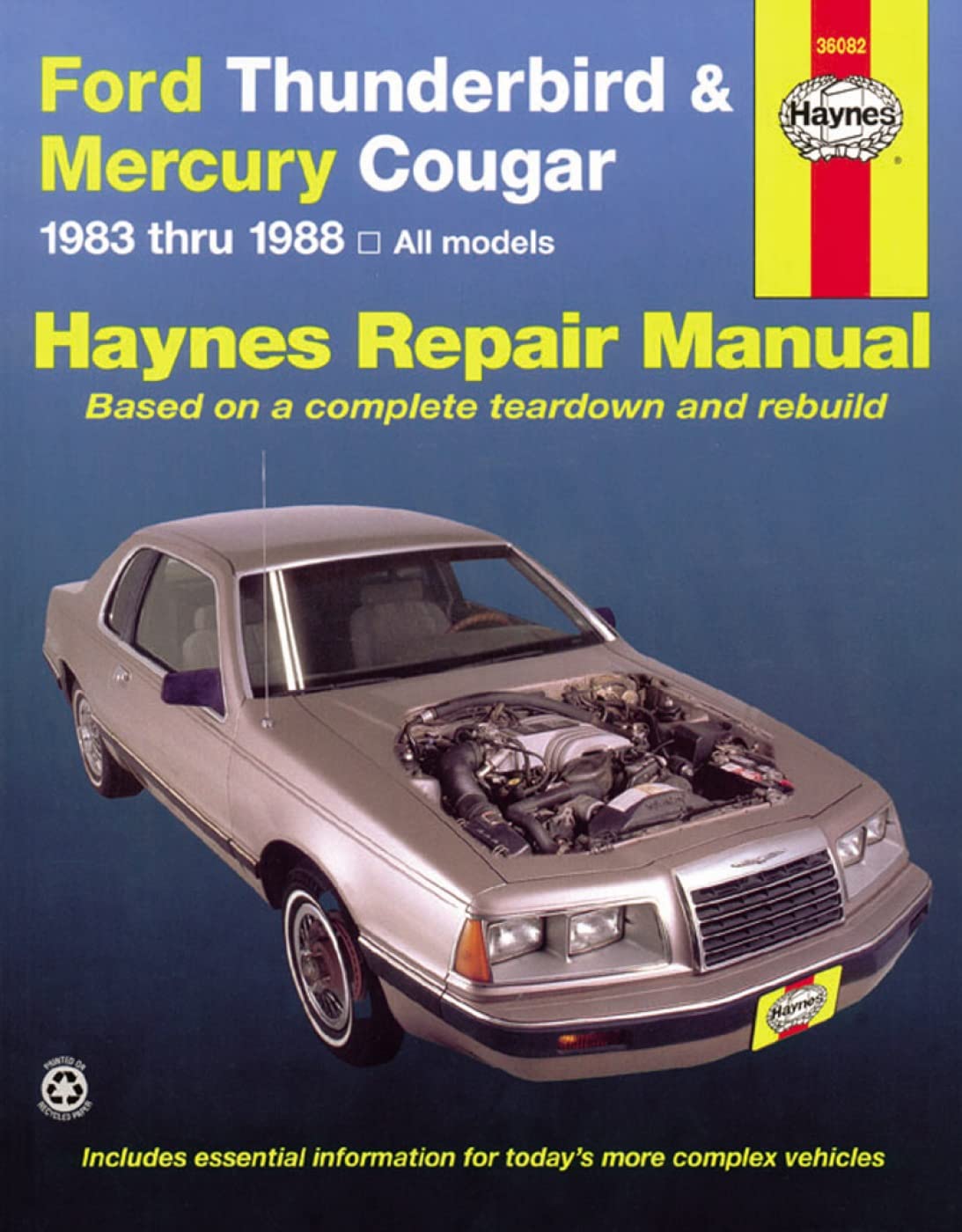 Ford Thunderbird and Mercury Cougar, 1983-1988 (Haynes Manuals) Leisure, Home & Garden