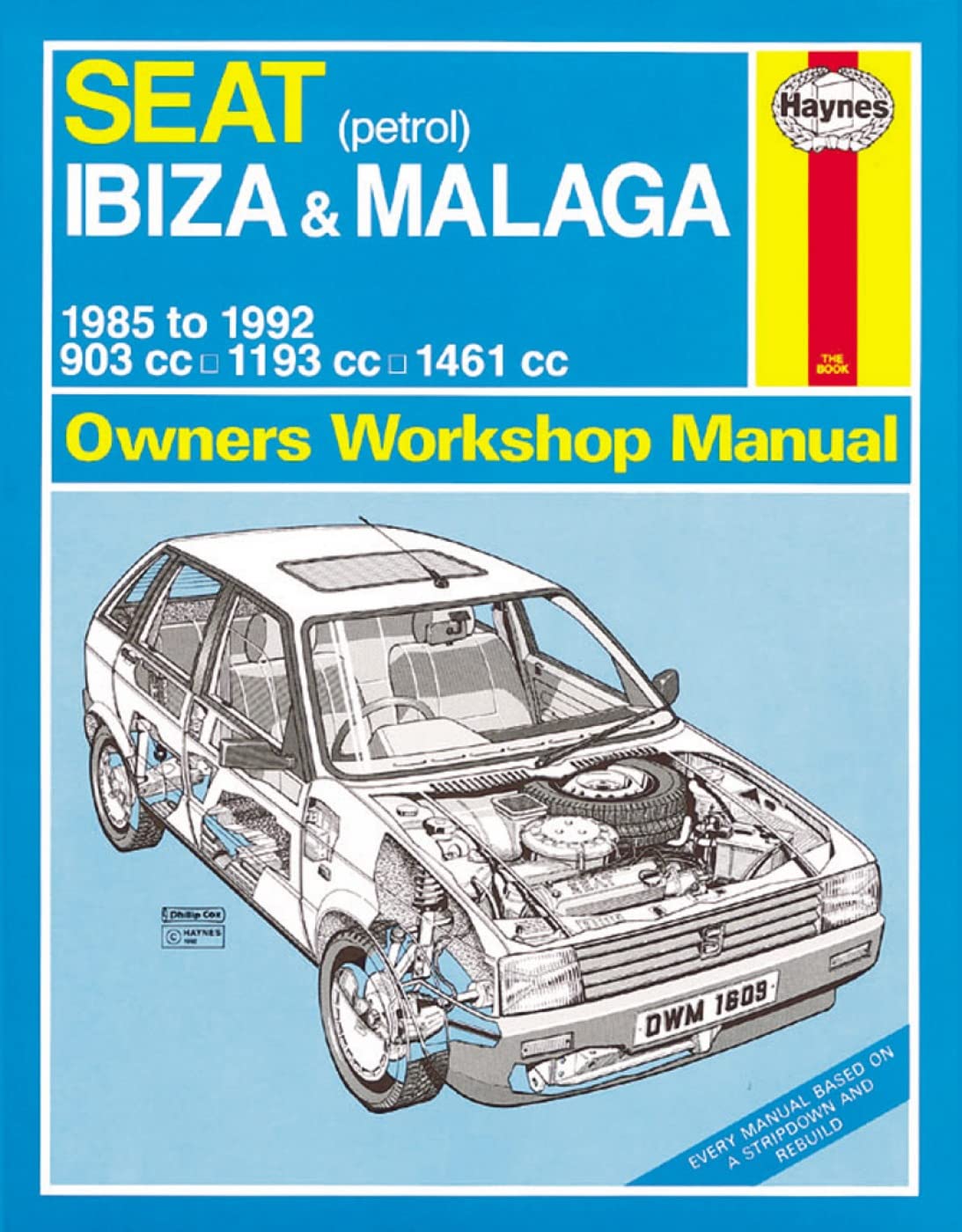 Seat Ibiza & Malaga Petrol (85 - 92) B To K book