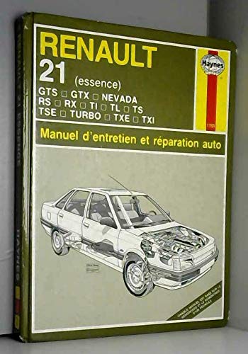 Renault 21 essence Manuel d'entretien Haynes 1768 book