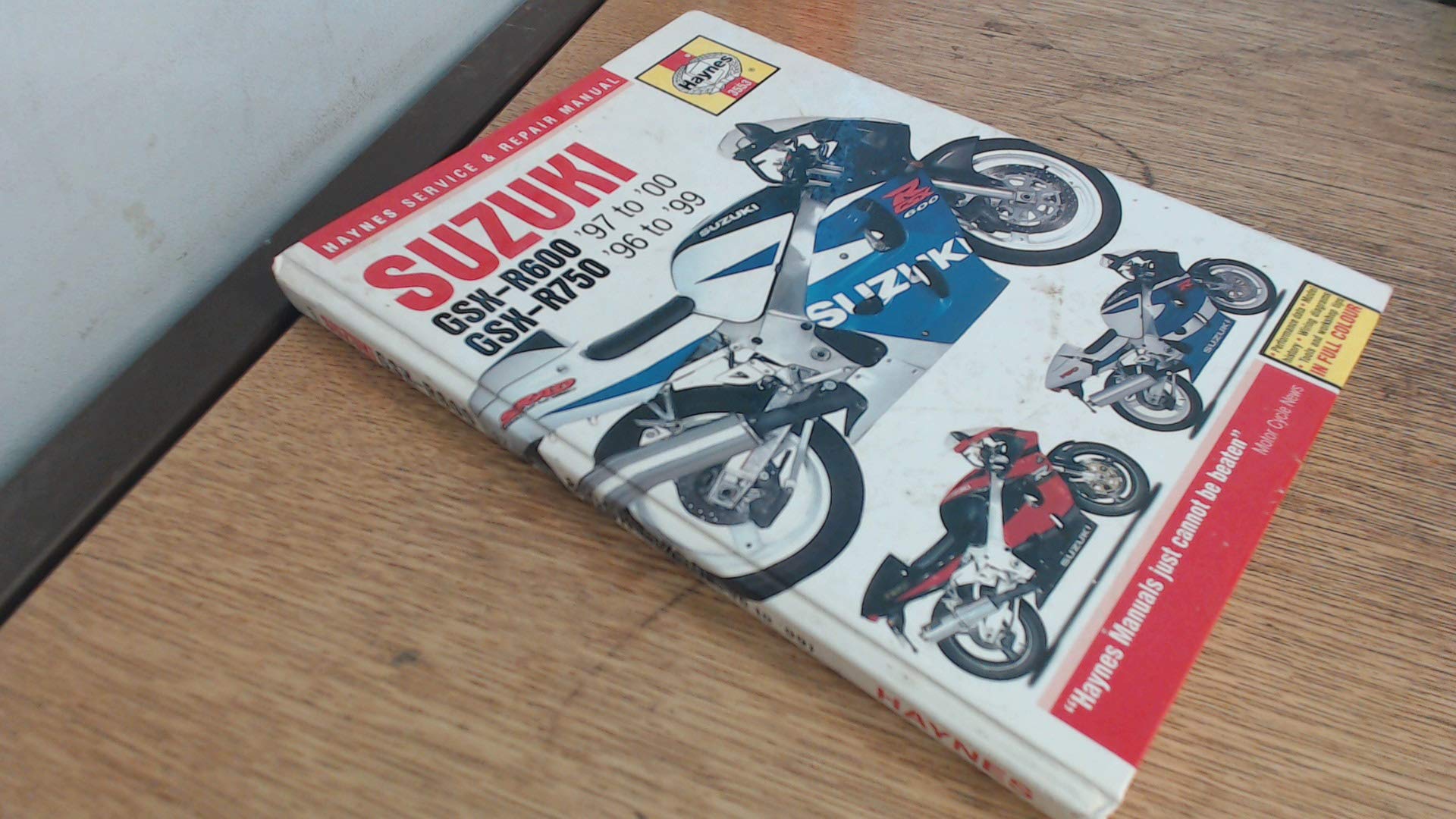 Suzuki: GSX-R600 '97 to '00 - GSX-R750 '96 to '99 (Haynes Manuals) Leisure, Home & Garden