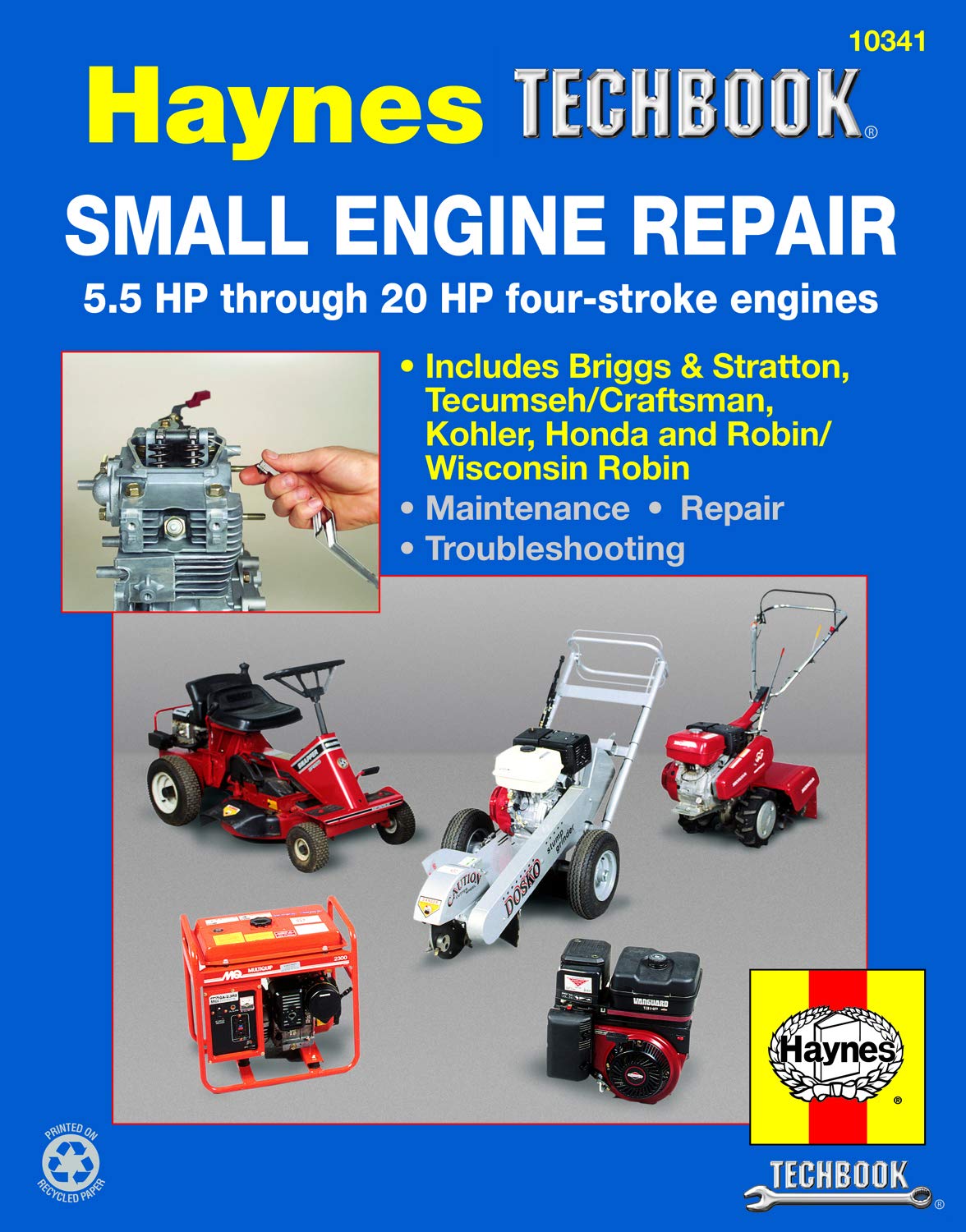 Small Engine Repair: 5.5 HP Thru 20 HP Four Stroke Engines book