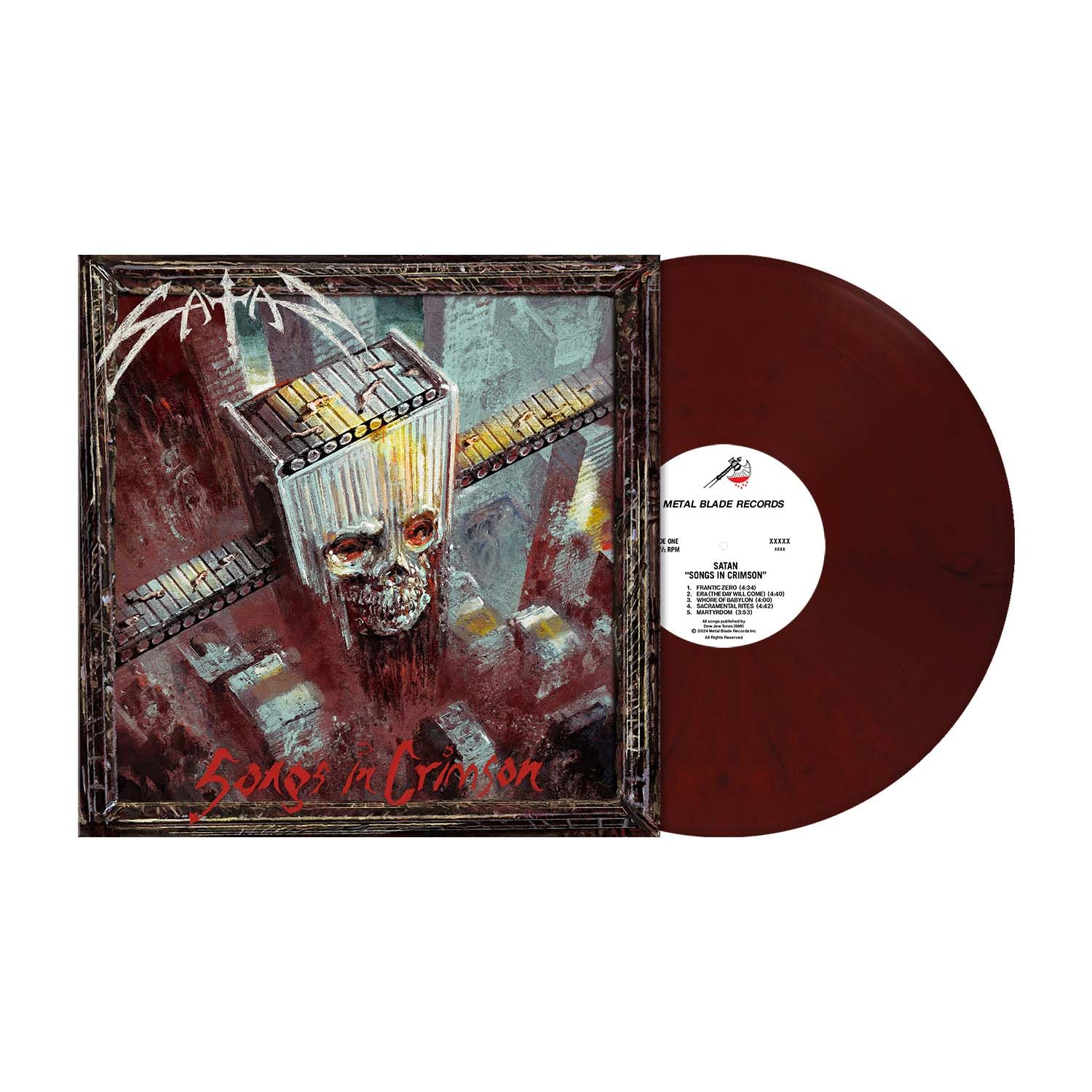Songs in Crimson (Dark Crimson Red Marbled) Alternative & Indie