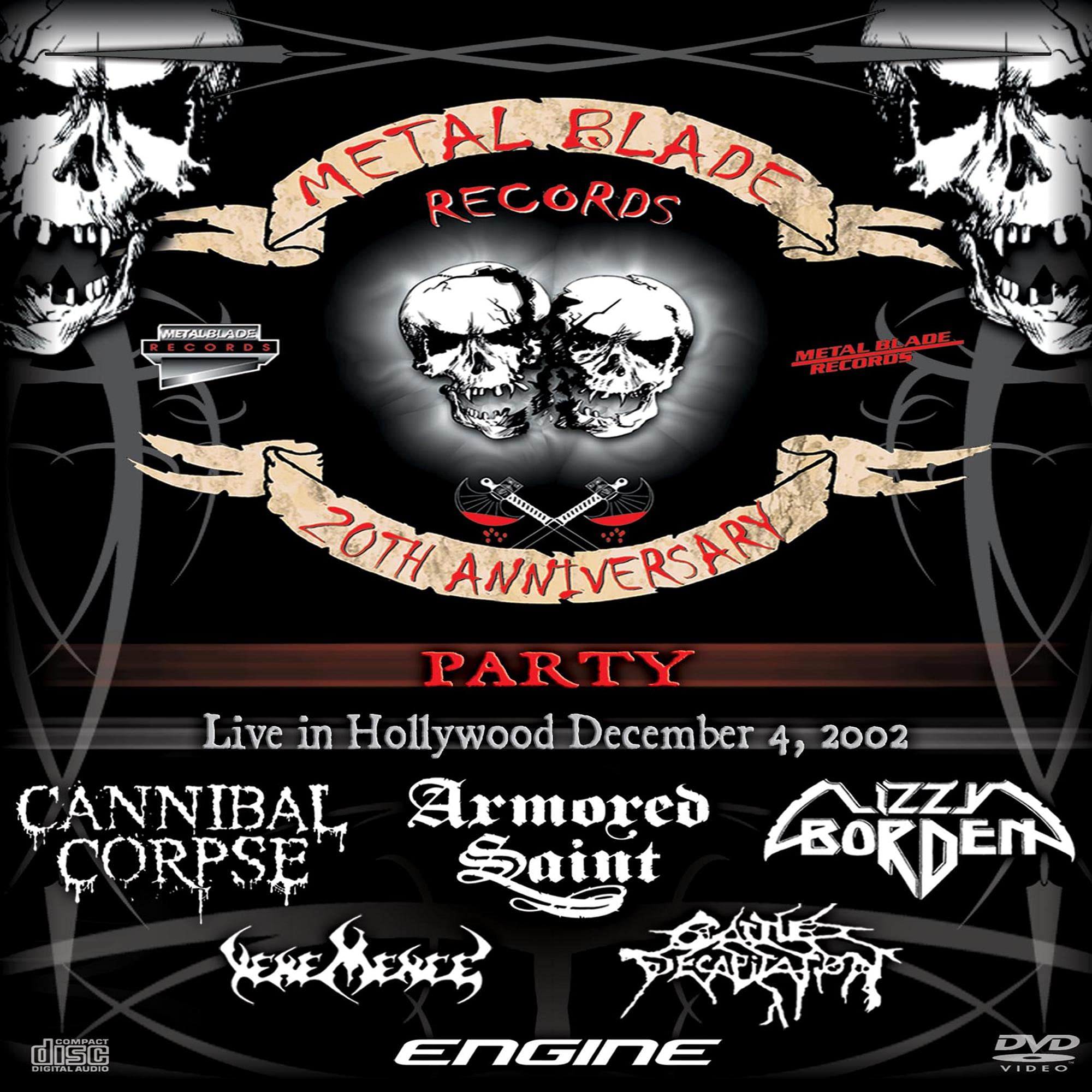 Metal Blades Records: 20th Anniv Party Live in 02 dvd