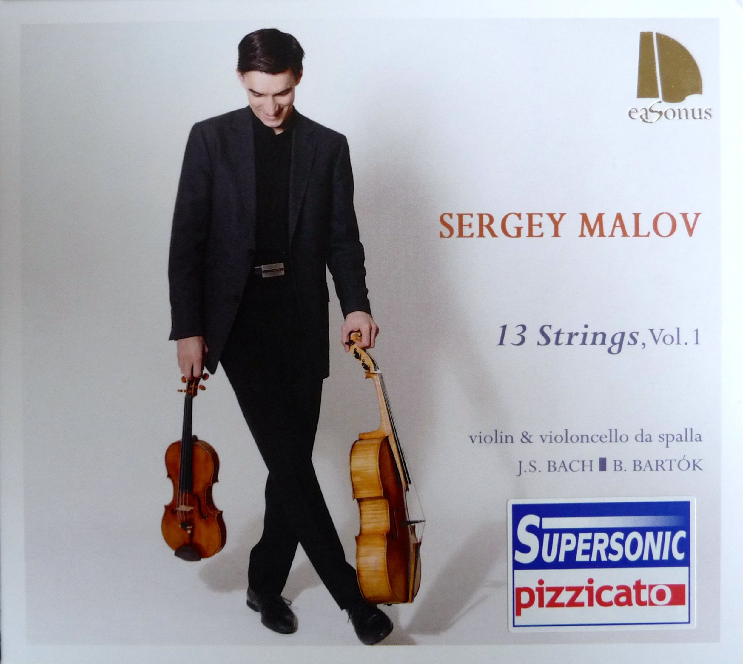 13 Strings, Vol. 1 - Bach Cello Suites 1007 & 1012 (gespielt auf violoncello da spalla) und Bartók Sonate für Violine Solo Music