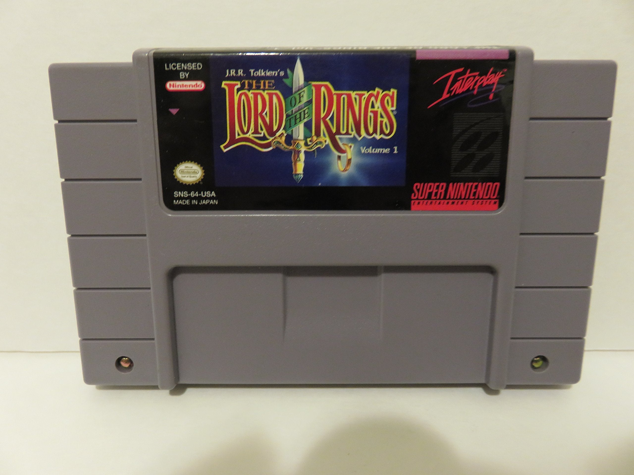 The Lord of the Rings: Volume 1 (US Version) - SNES Older Consoles