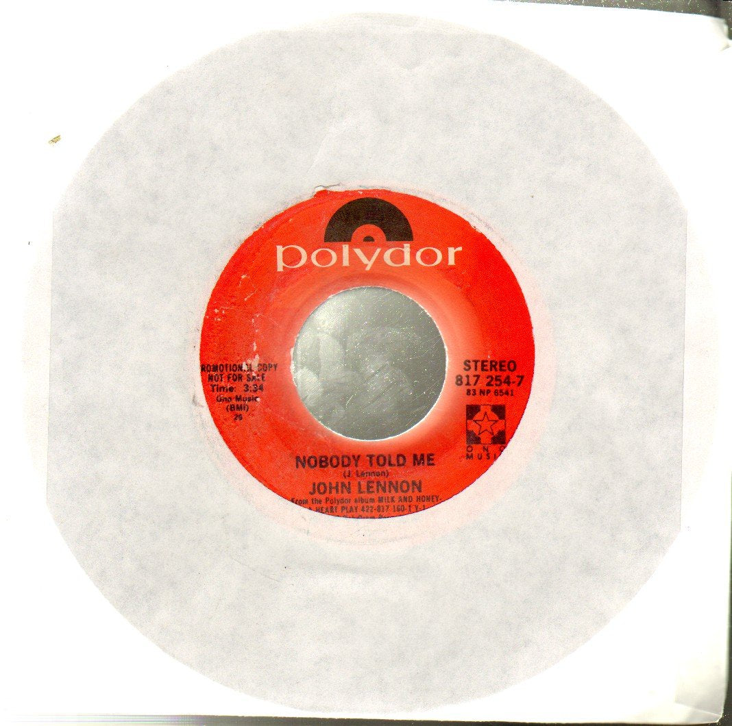Nobody Told Me/Yoko ONO: O Sanity Music