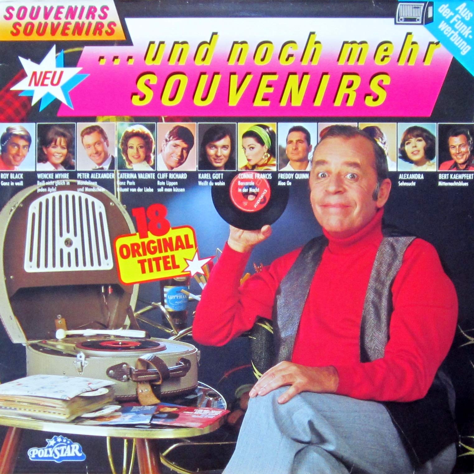 Roy Black, Wencke Myhre, Caterina Valente, Connie Francis.. Music