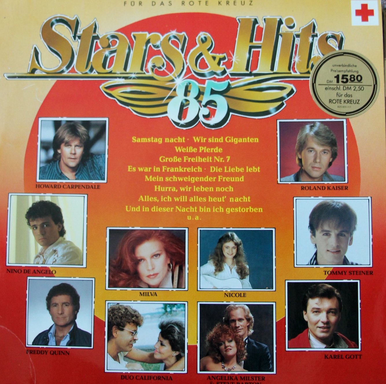 Roland Kaiser (Bohlen!), Howard Carpendale, Georg Danzer, Nicole, Nino de Angelo.. / Vinyl record Music