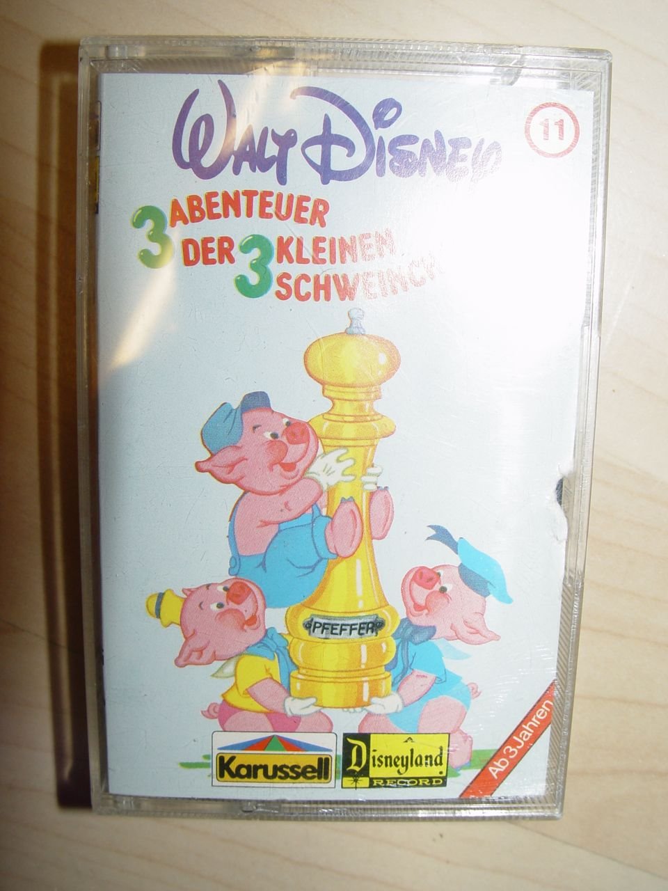 Walt Disney Sammelserie MC Nr. 11 - 3 Abenteuer der 3 kleinen Schweinchen Music for Children