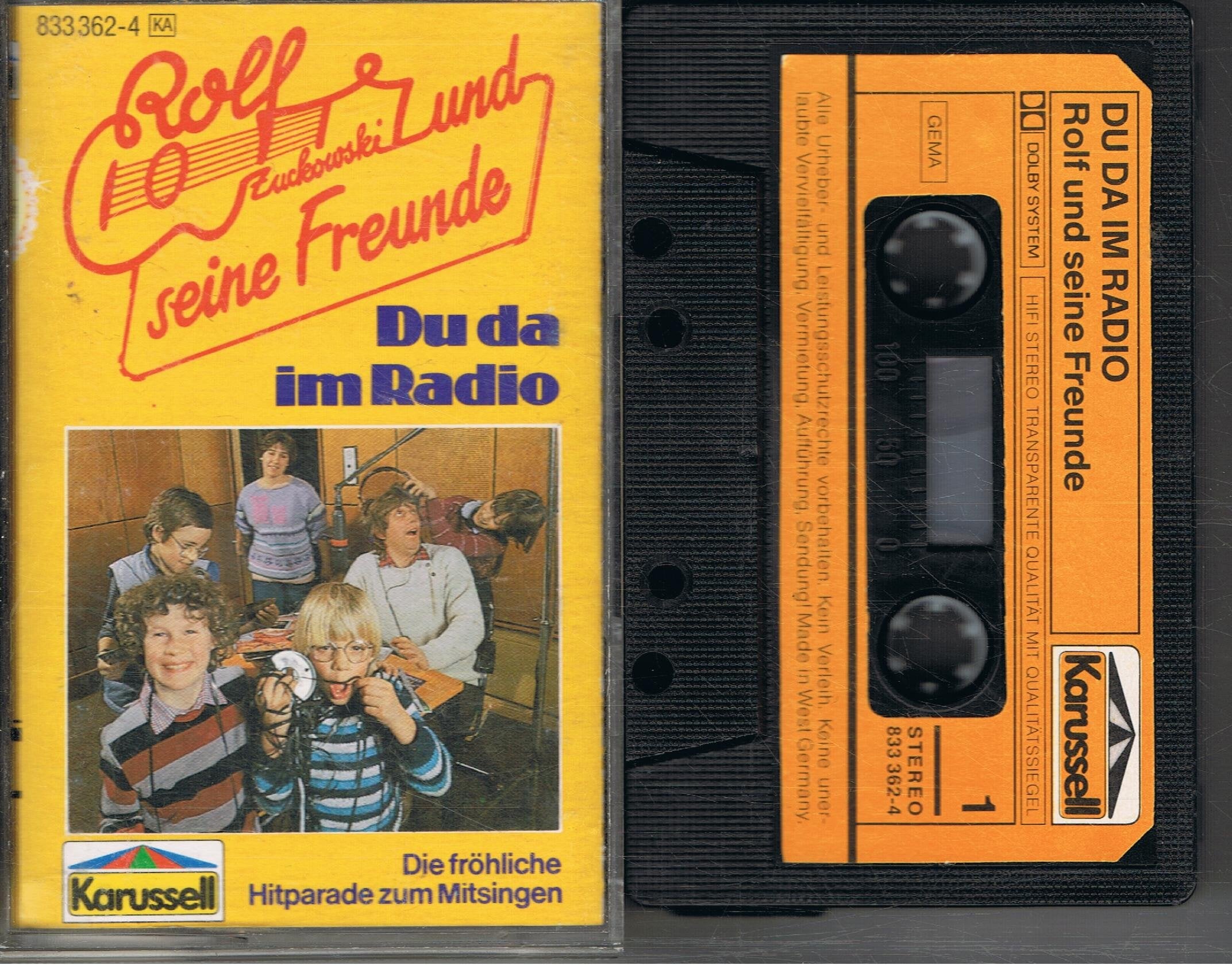 ROLF ZUCKOWSKI UNS SEINE FREUNDE / DU DA IM RADIO / KARUSSELL 833362-4 Music