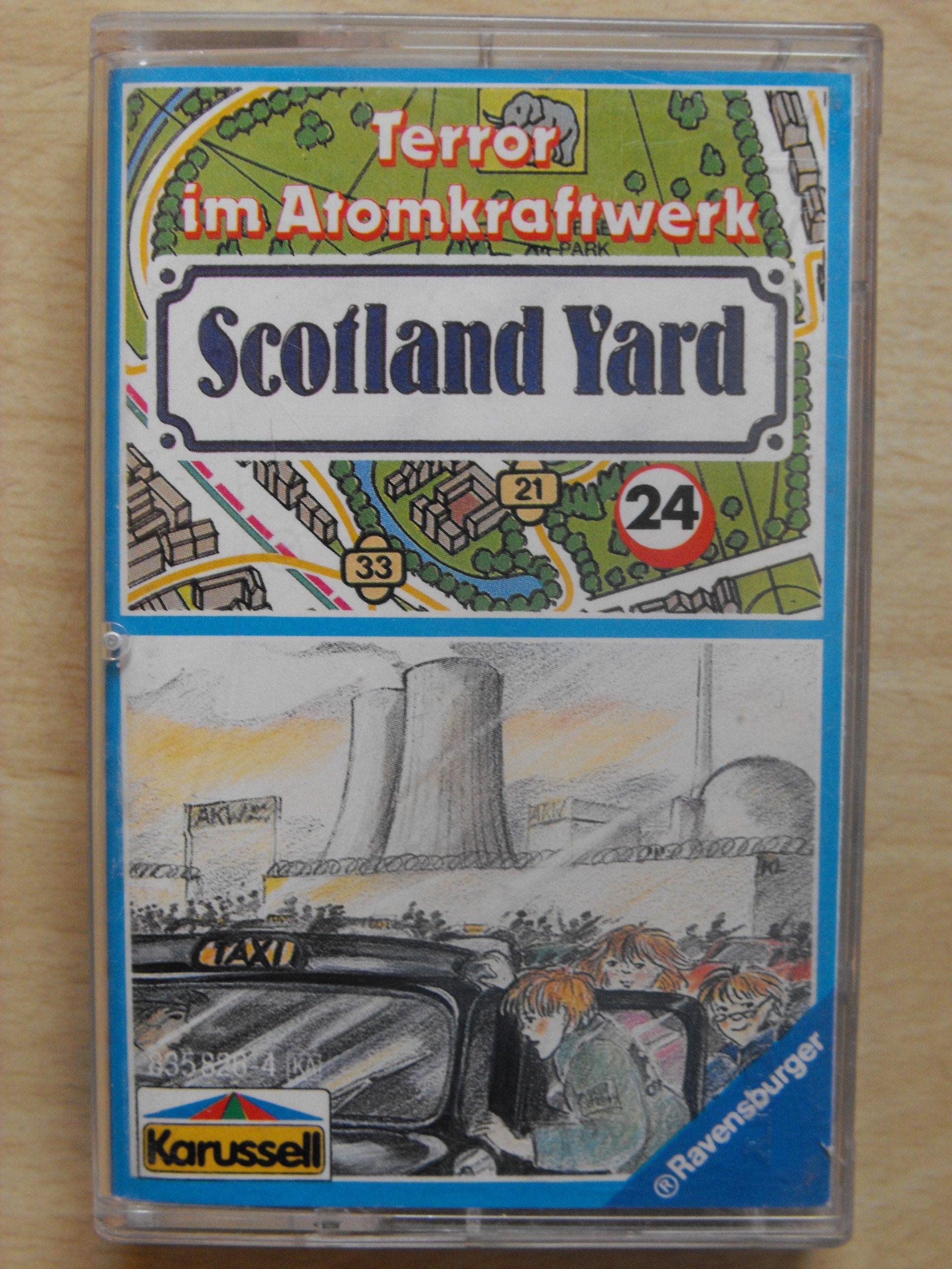 Scotland Yard 24 Terror im Atomkraftwerk Hörspielkassette Karussell Music