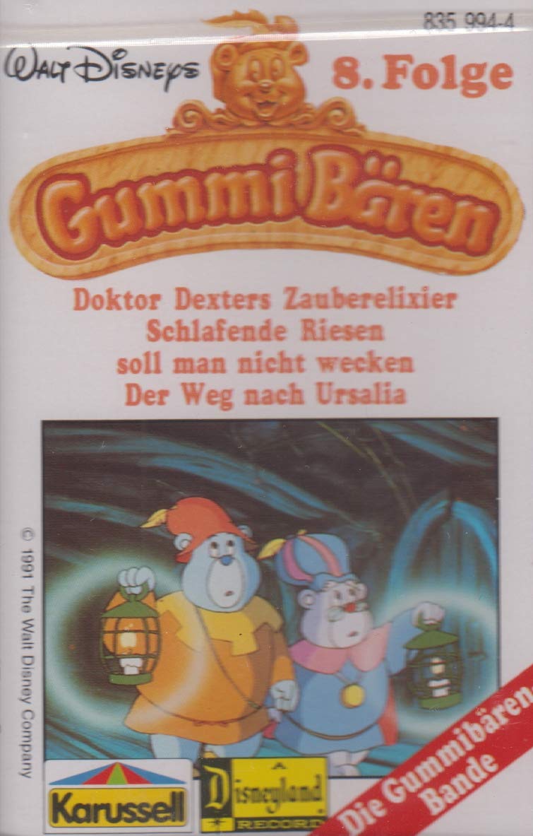 Walt Disneys Gummibären-Bande 8. Folge Hörspiel MC Music