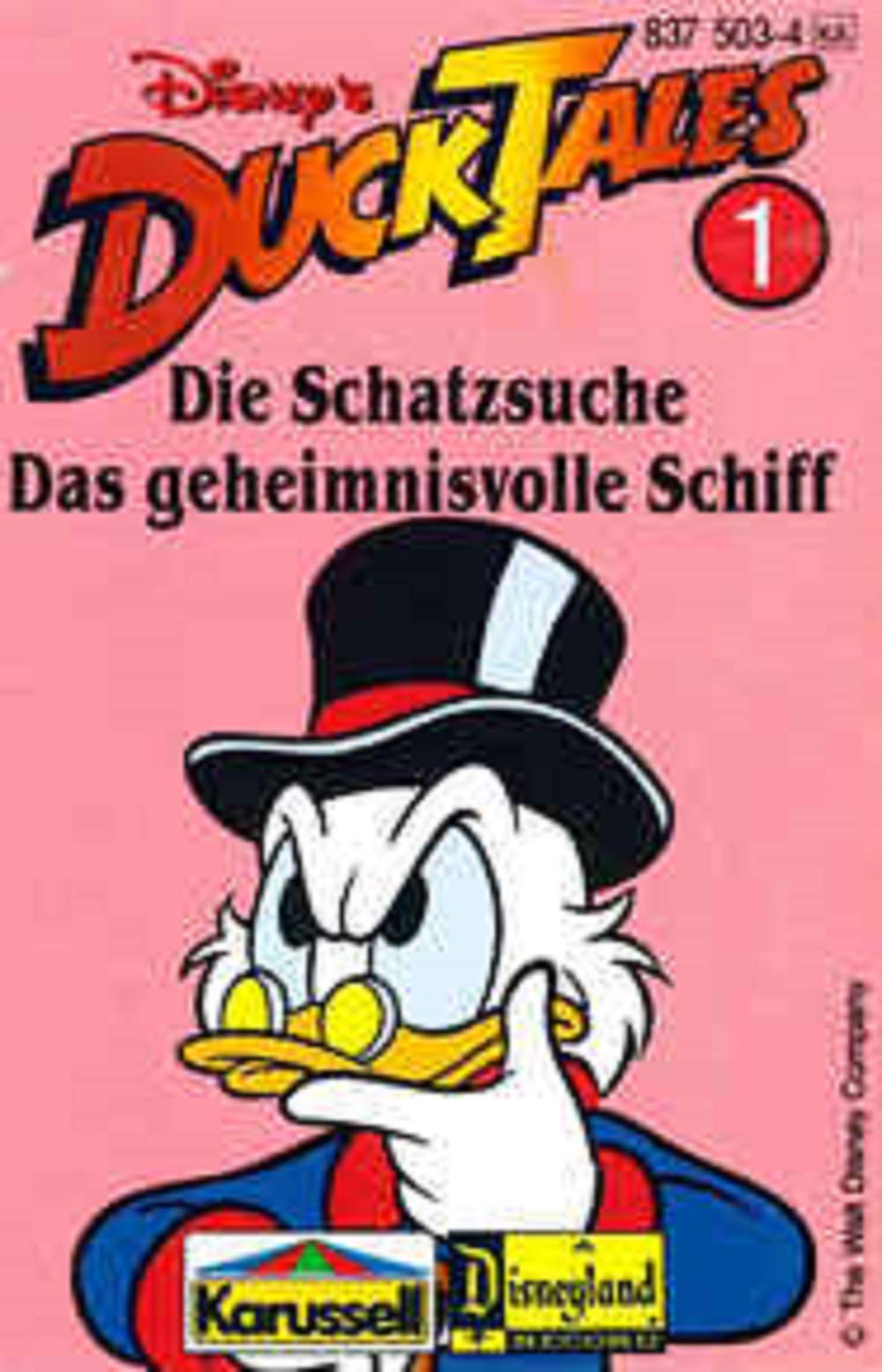 Disney's DuckTales TV-Serie Folge 1 - Das geheimnisvolle Schiff und Die Schatzsuche cd