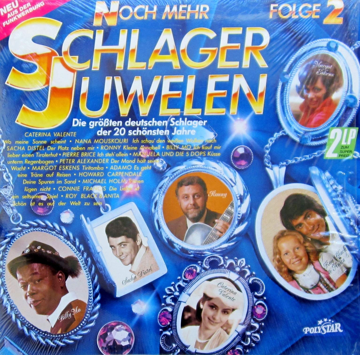 Nana Mouskouri, Caterina Valente, Ivo Robic, Graham Bonney, Roy Black & Anita, Bernd Spier.. Music