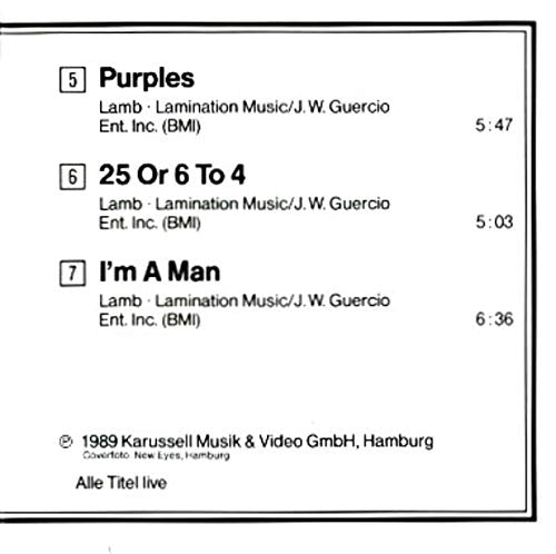 Product Image: 25 or 6 to 4 (live)