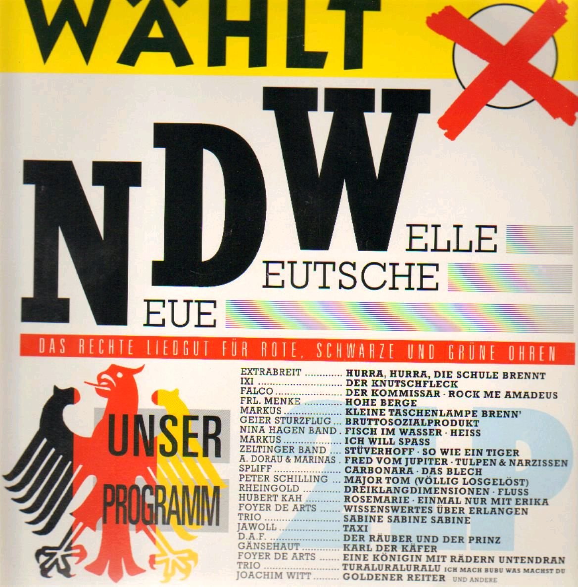 Extrabreit, Hubert Kah, DAF, Rheingold, Ixi, Joachim Witt.. Music
