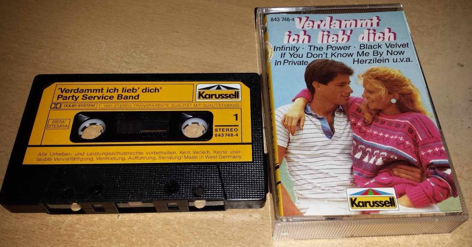 Party Service Band - Verdammt ich lieb dich - Musikkassette Music