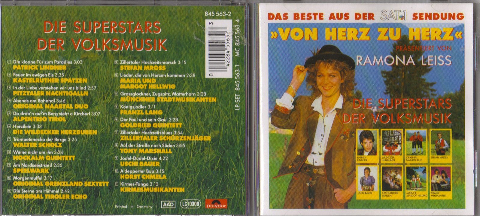 Patrick Lindner, Kastelruther Spatzen, Alpentio Tirol, Wildecker Herzbuben, Walter Scholz, Nockalm Quintett.. Music