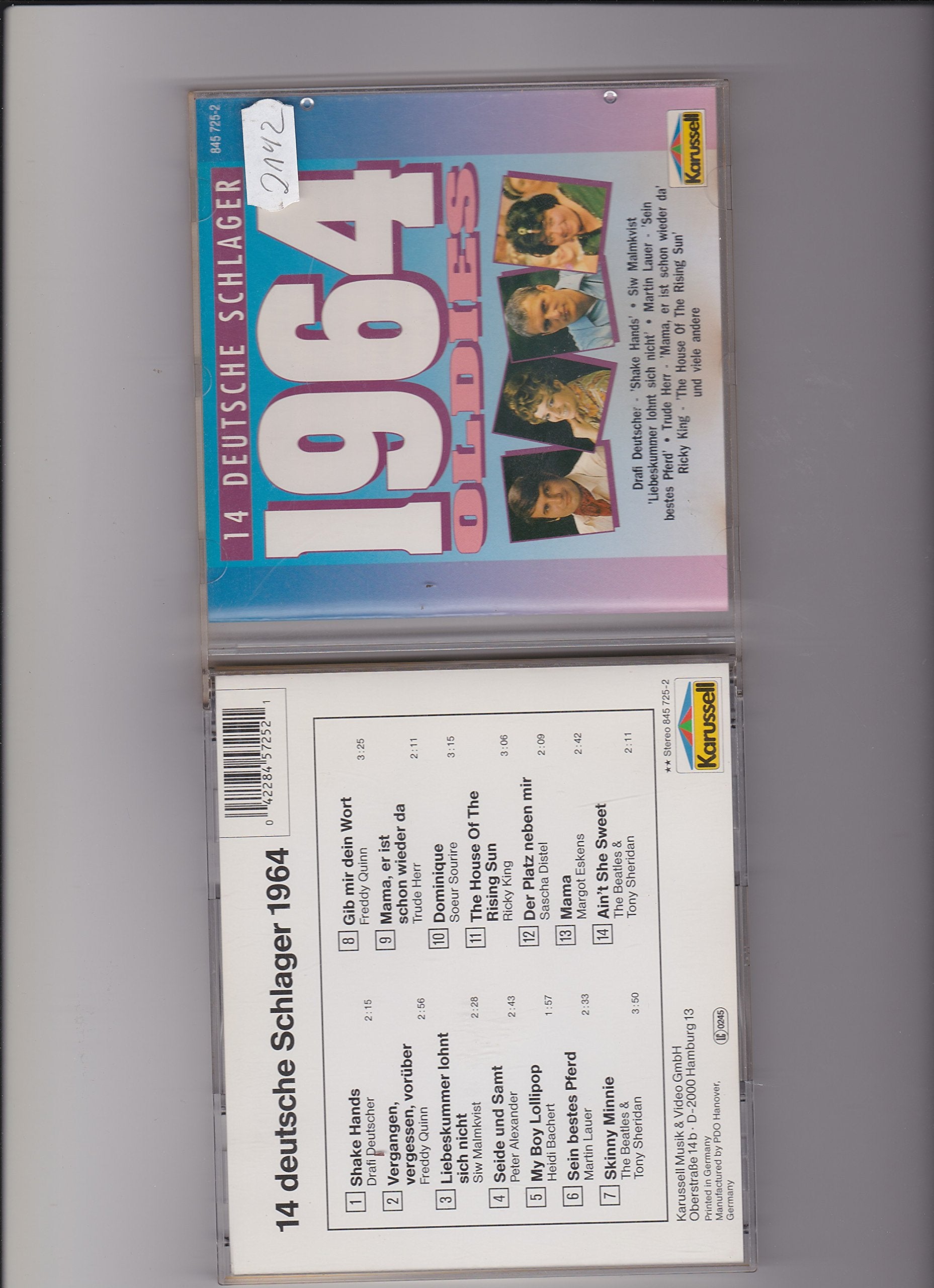 Drafi Deutscher, Freddy Quinn, Siw Malmkvist, Peter Alexander.. Music