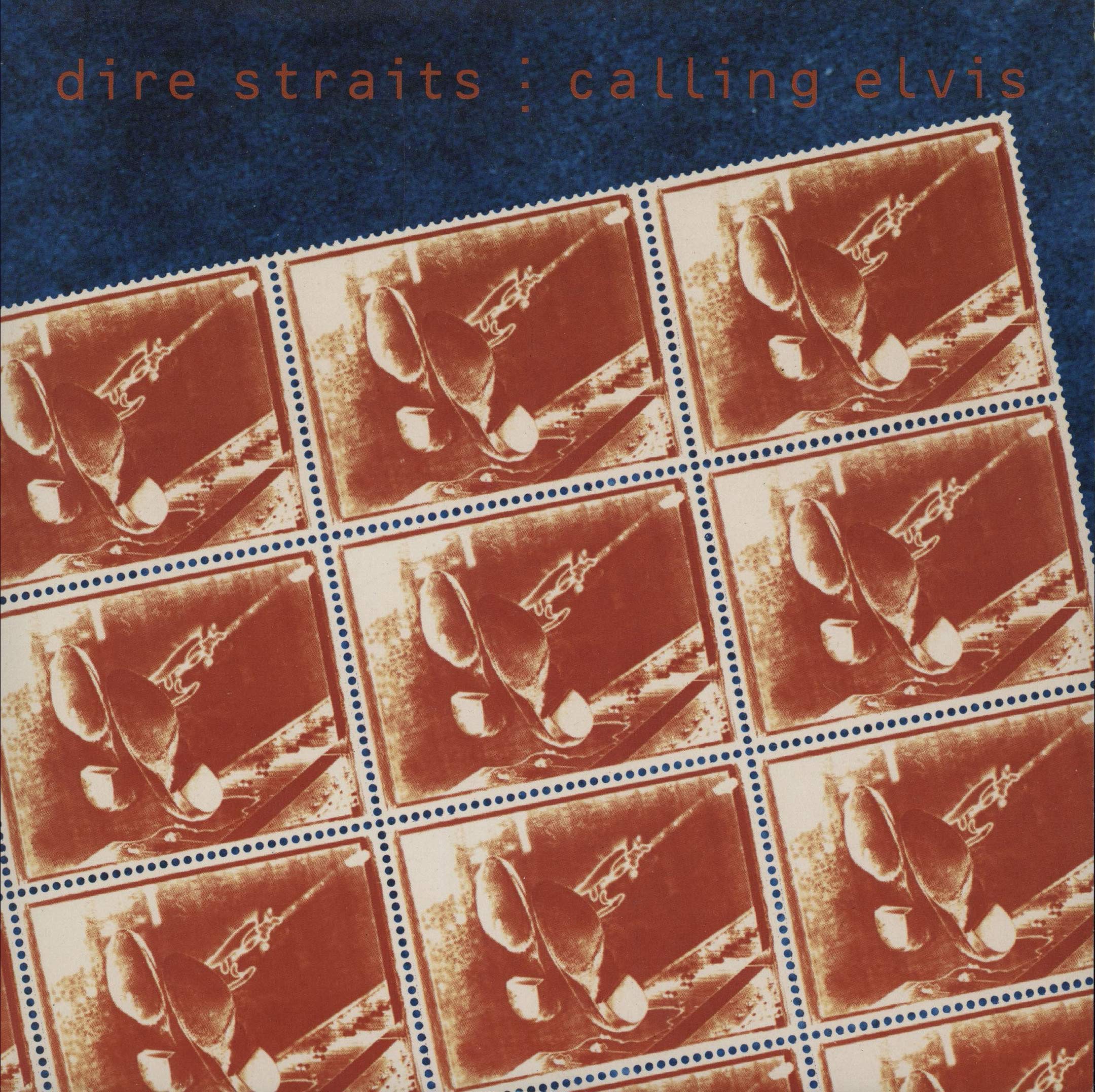 Dire Straits Calling Elvis 7" Vertigo DSTR16 EX/EX 1991 picture sleeve Music