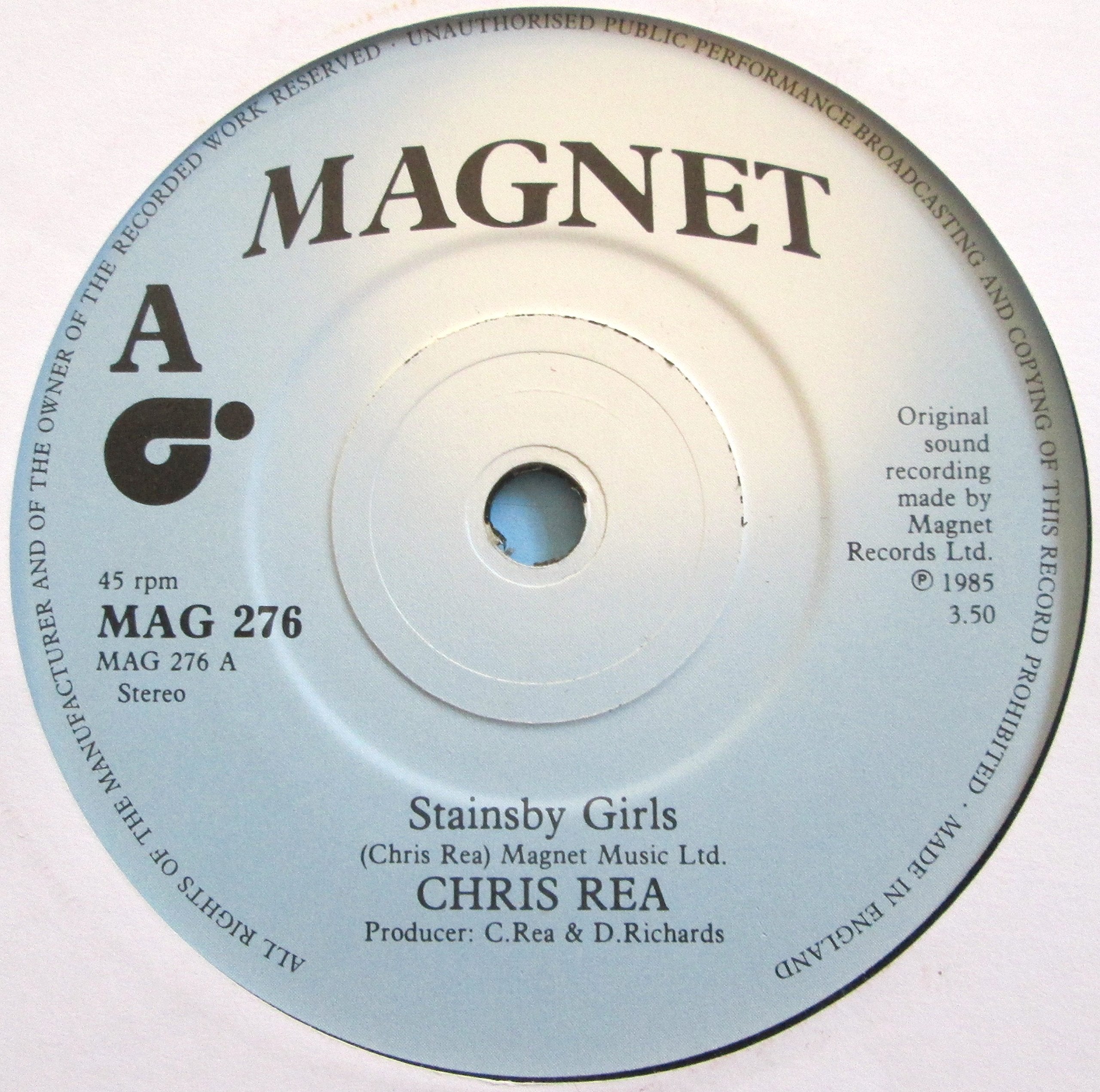 Stainsby Girls / And When She Smiles Music