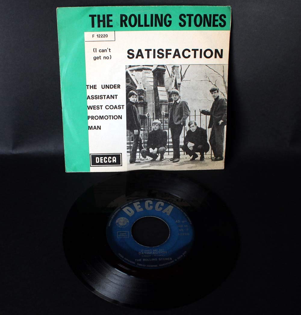 (I can't get no) Satisfaction/The under assistant.. (#london882200-7) / Vinyl single Music