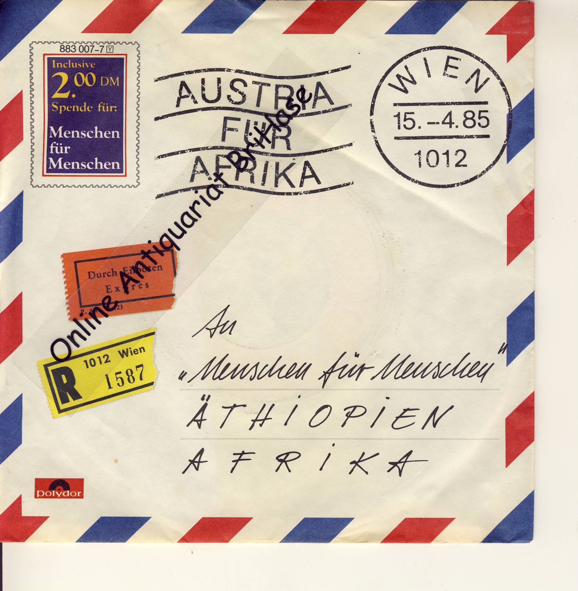Warum? (1985) / Vinyl single Music