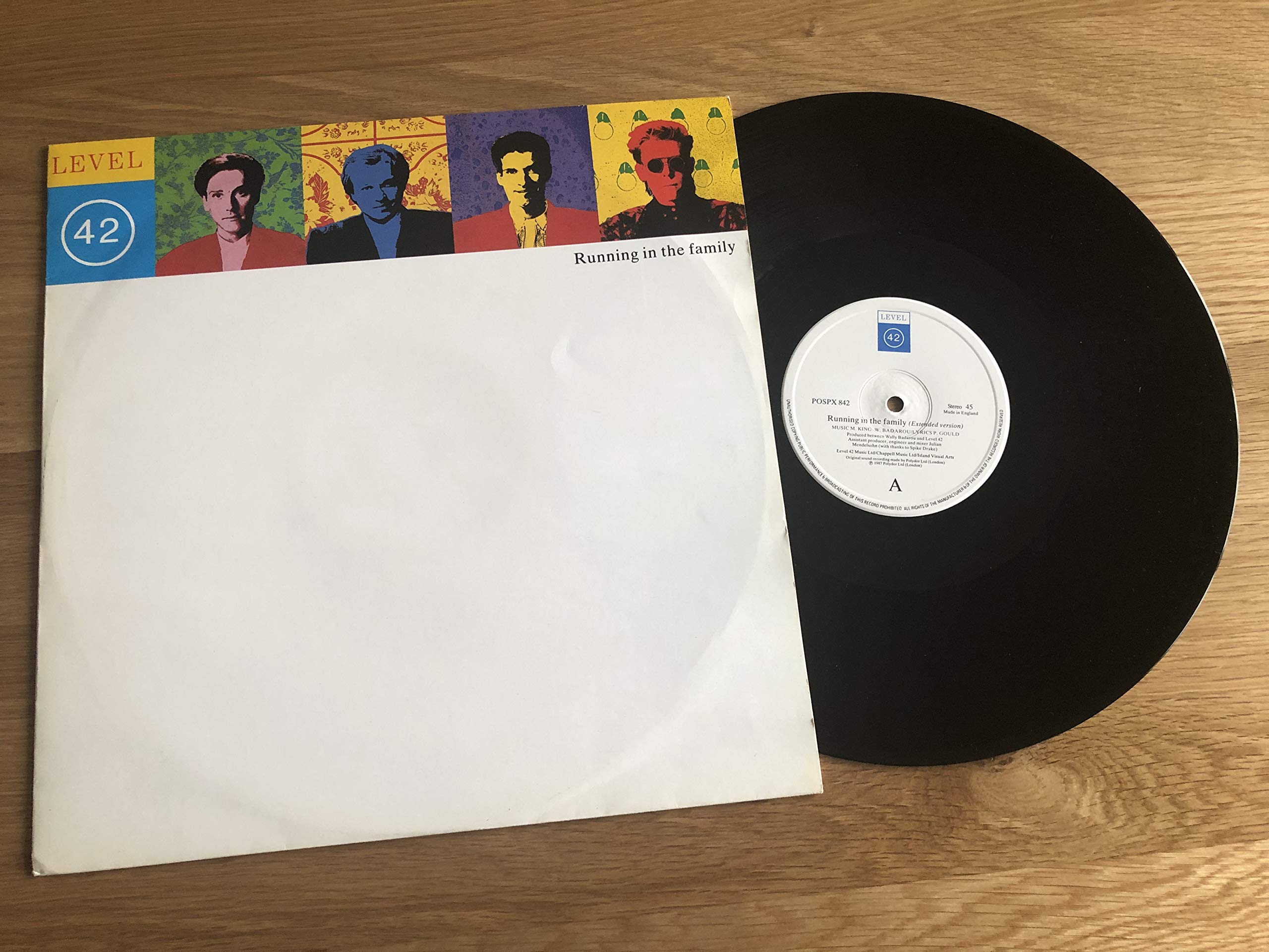 Product Image: Running in the family (Ext. Version, 1987)