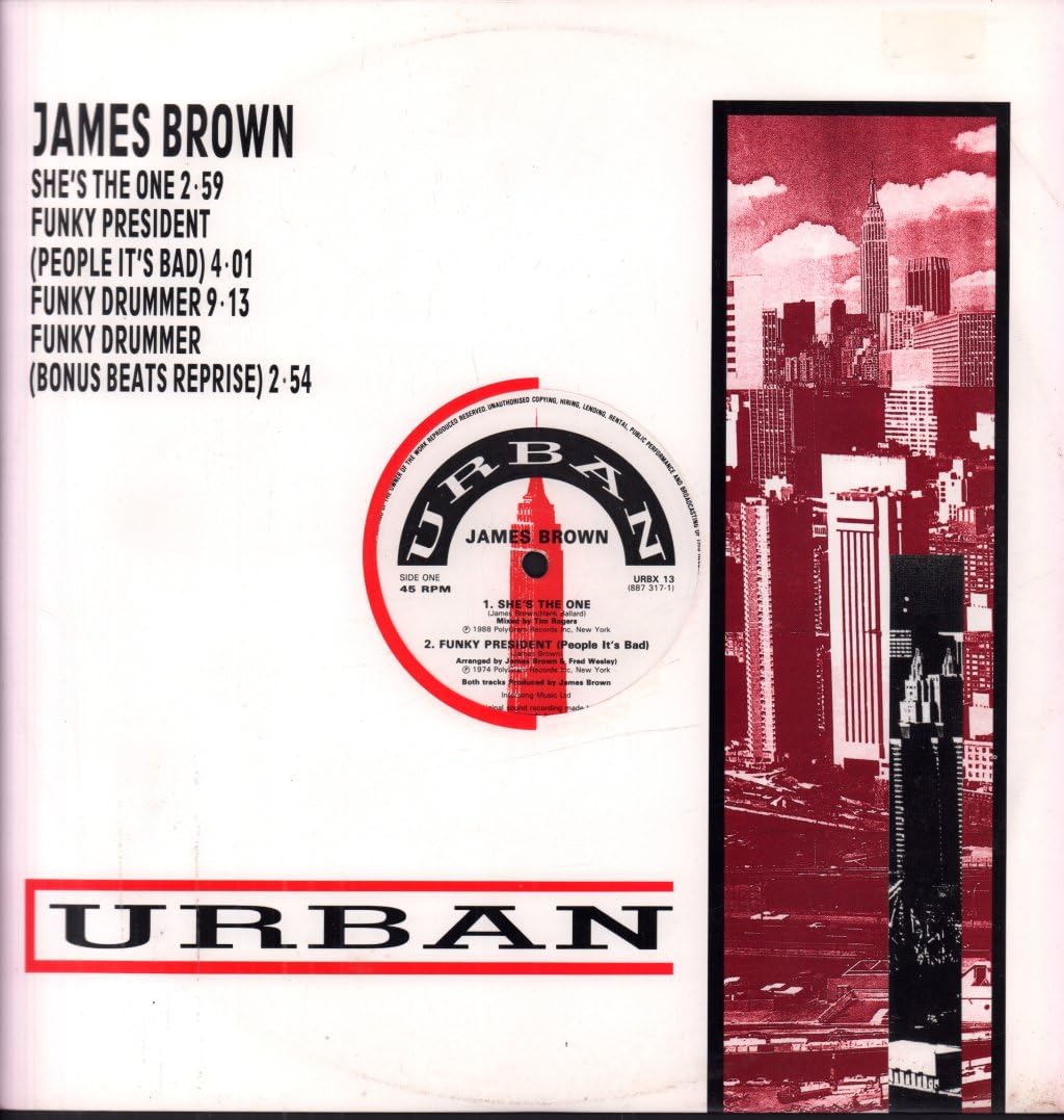 JAMES BROWN / FUNKY DRUMMER / SHE'S THE ONE Music