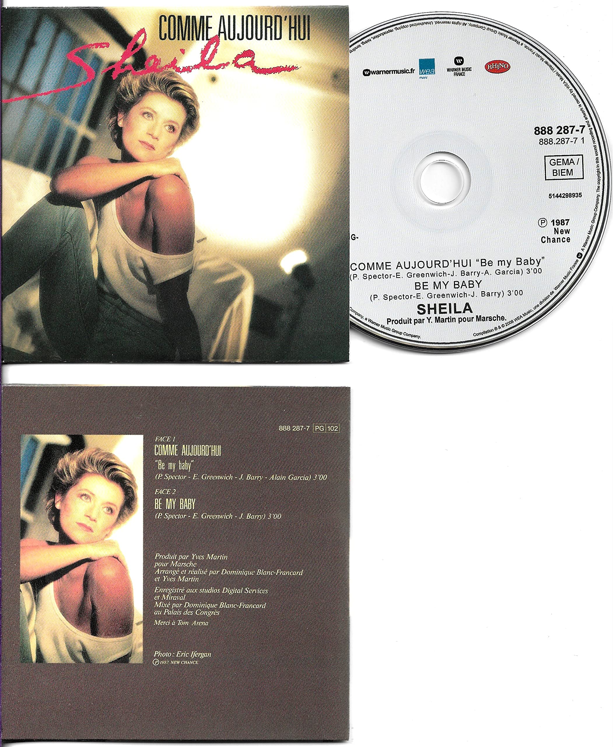 Comme Aujourd'Hui,Be My Baby Music