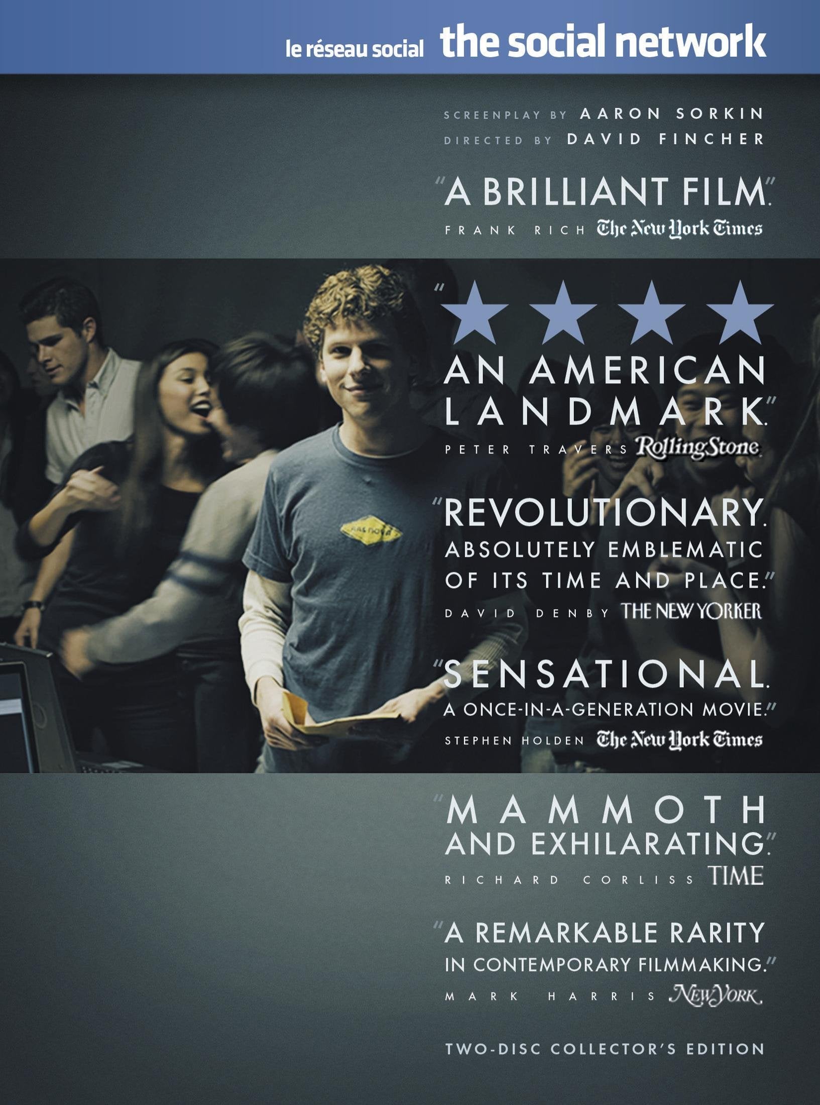 The Social Network (2011) Jesse Eisenberg; Andrew Garfield; Armie Hammer Films