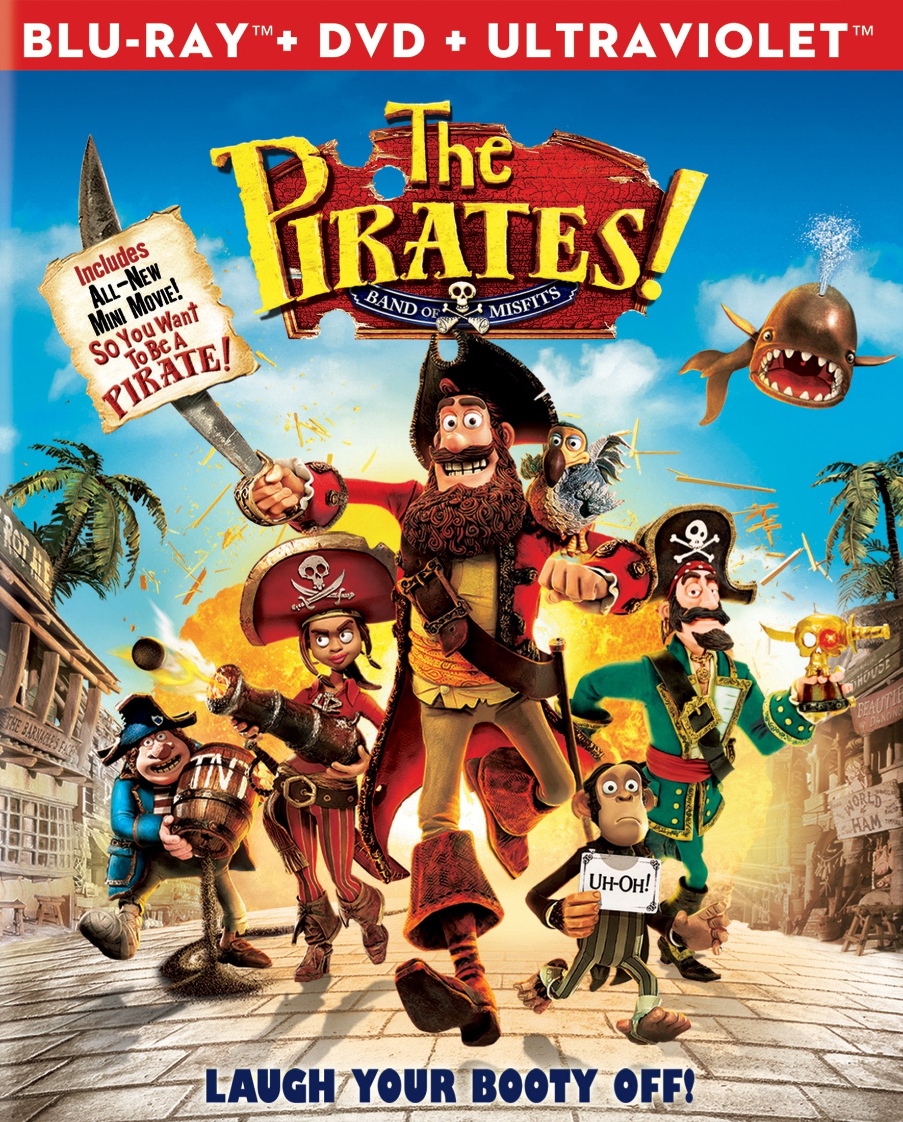 The Pirates! Band of Misfits (Two-Disc Blu-ray/DVD Combo) Films
