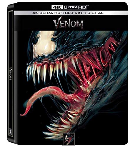 Venom 4K Limited Edition SteelBook (4K Ultra HD Blu-ray+Blu-ray+Digital) Films