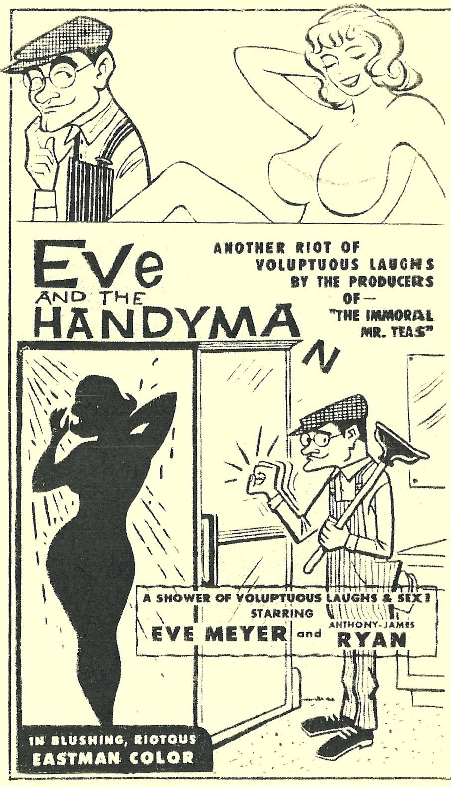A Russ Meyer Double Thrill - The Immoral Mr Teas / Eve And The Handyman Films