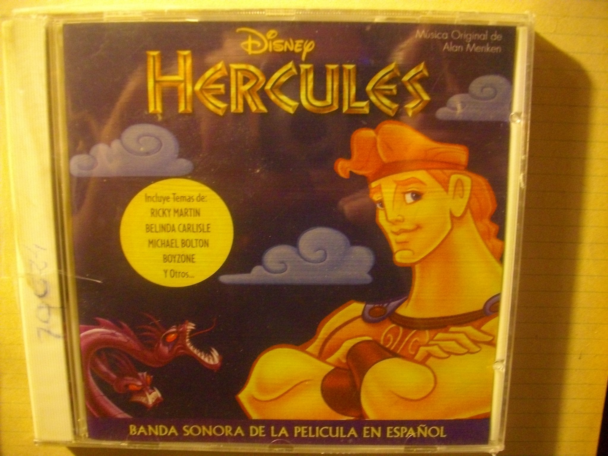 Disney HERCULES Banda Sonora de la Pellicula en Espanol CD OST Spanish Issue cd