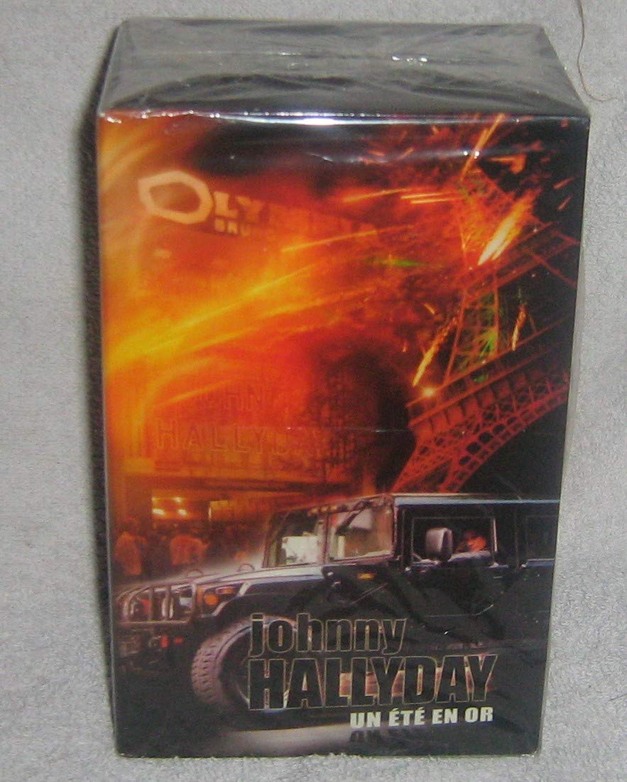 Coffret Johnny Hallyday Un été en or 3 VHS : 100% Johnny Live à la Tour Eiffel / Olympia 2000 / Tour 200, les coulisses Movies