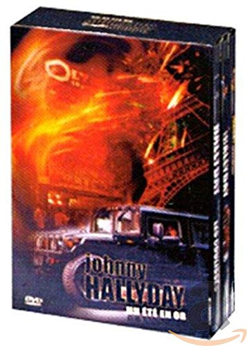 Coffret Johnny Hallyday Un été en or 3 DVD : 100% Johnny Live à la Tour Eiffel / Olympia 2000 / Tour 200, les coulisses Movies