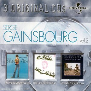 Coffret 3 CD : Serge Gainsbourg Vol. 2 : L'Homme à la tête de choux / Histoire de mélodie Nelson / Rock Around The Bunker Chanson française
