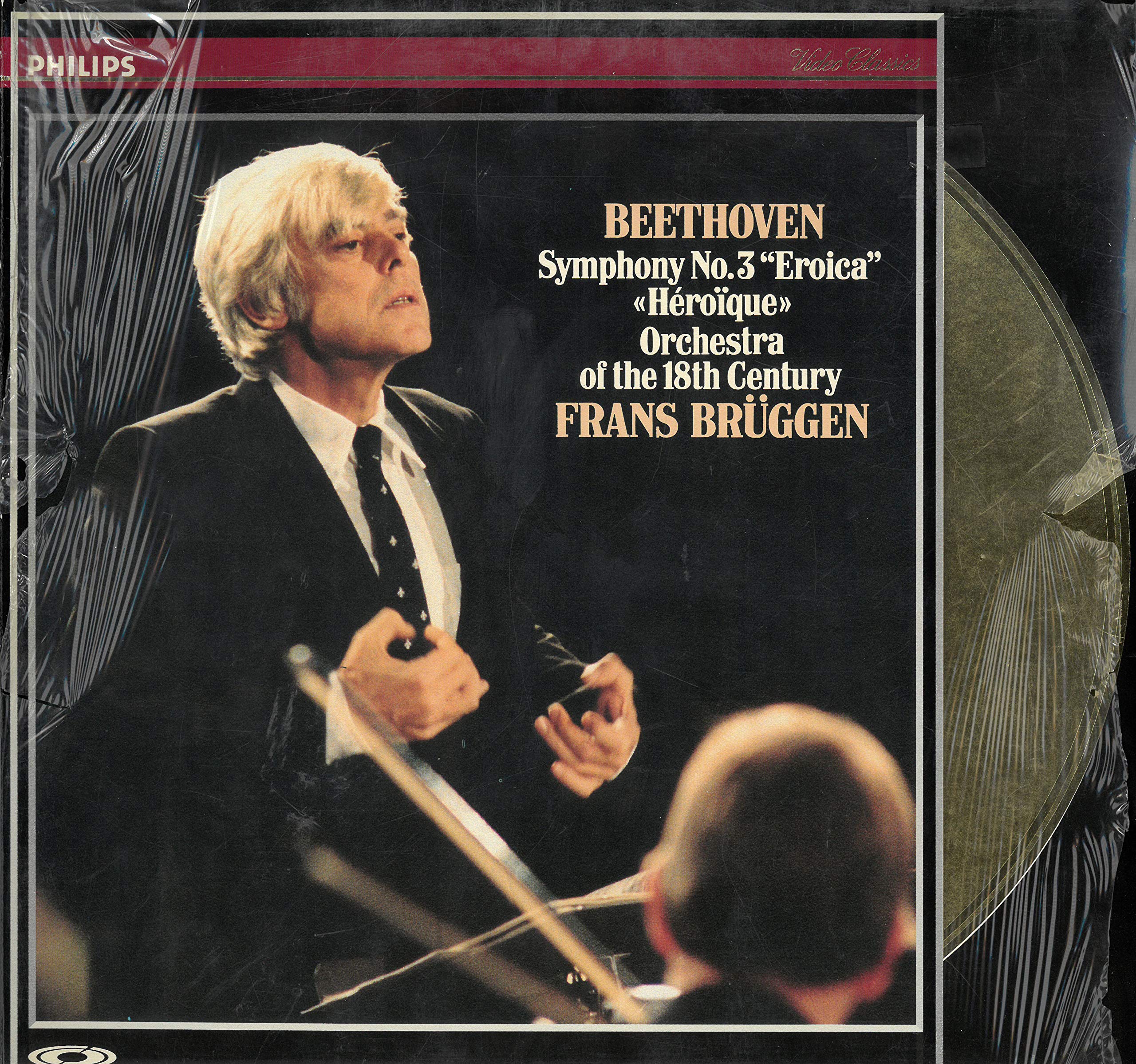 Beethoven/Symphony No. 3 'Eroica' Op. 55 - Orchestra of the 18th Century dir Frans Bruggen (CD Video) dvd
