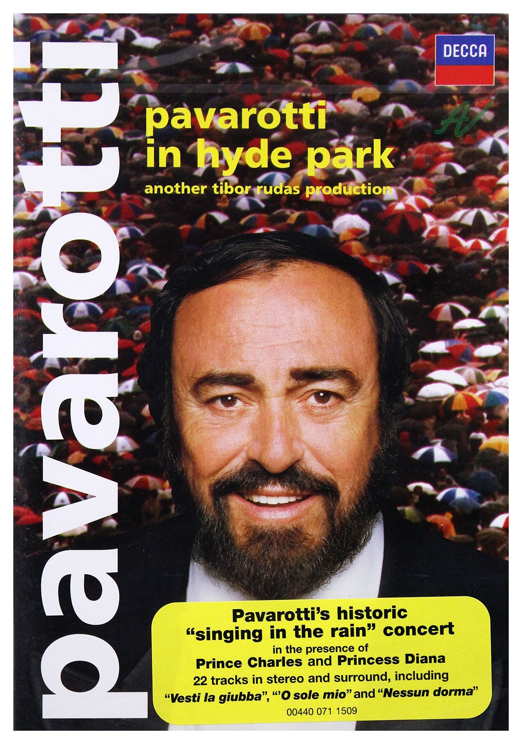 PAVAROTTI IN HYDE PARK Films
