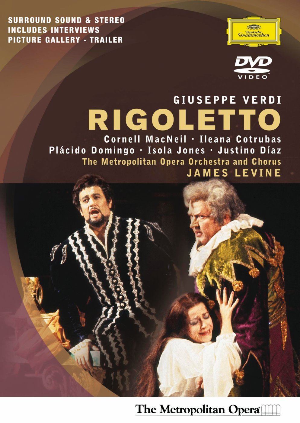 Rigoletto (Gesamtausgabe italienisch). Klassik-DVD-Video Music