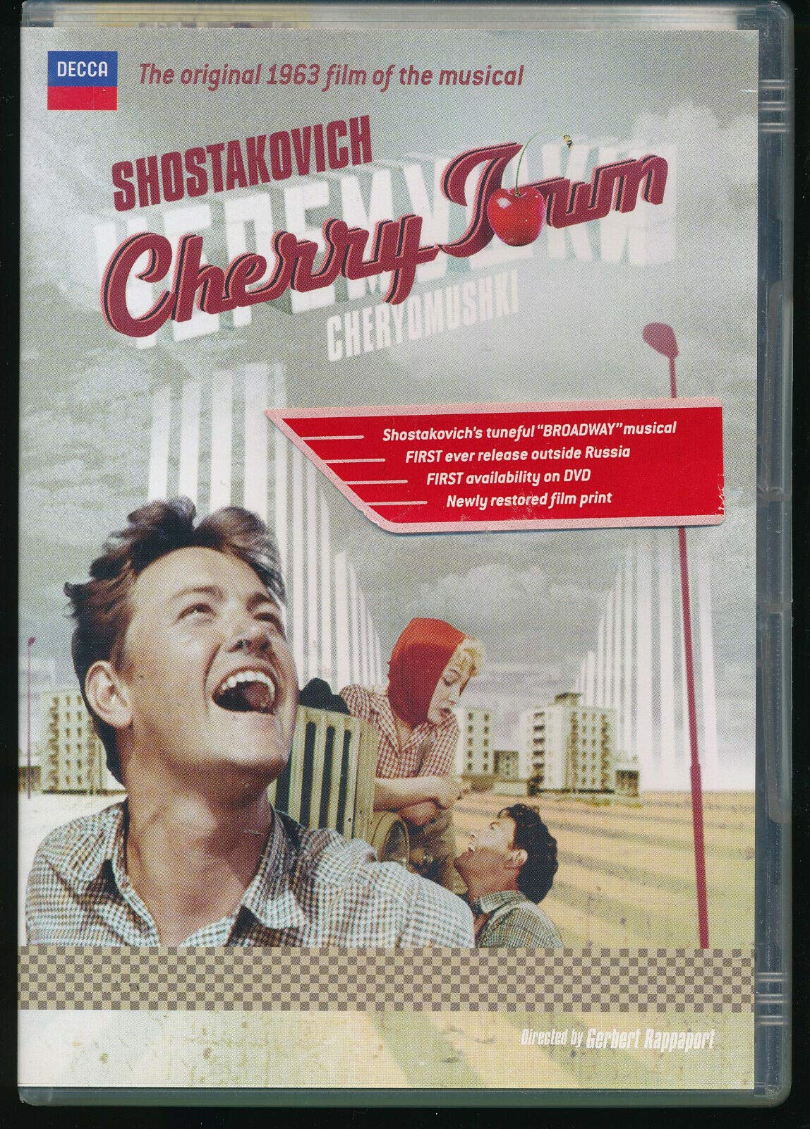 Chostakovitch . Cheryomushki - DVD- Moscou, Moskva, Cheremushki, cherry town dvd