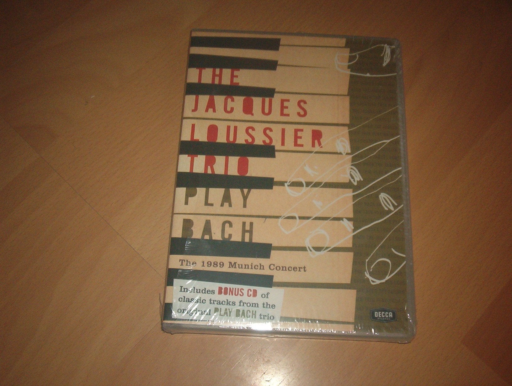 Bach - Jacques Louissier Trio Play Bach (DVD + CD) Jazz