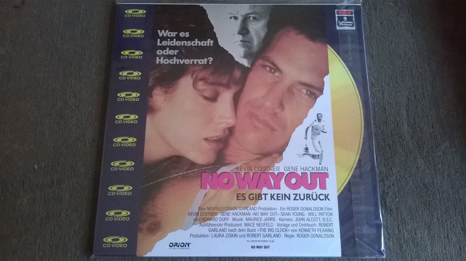 No way out - Es gibt kein zurück (Laserdisc) Films