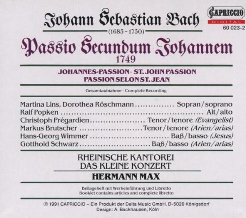 Johannes-Passion Classical