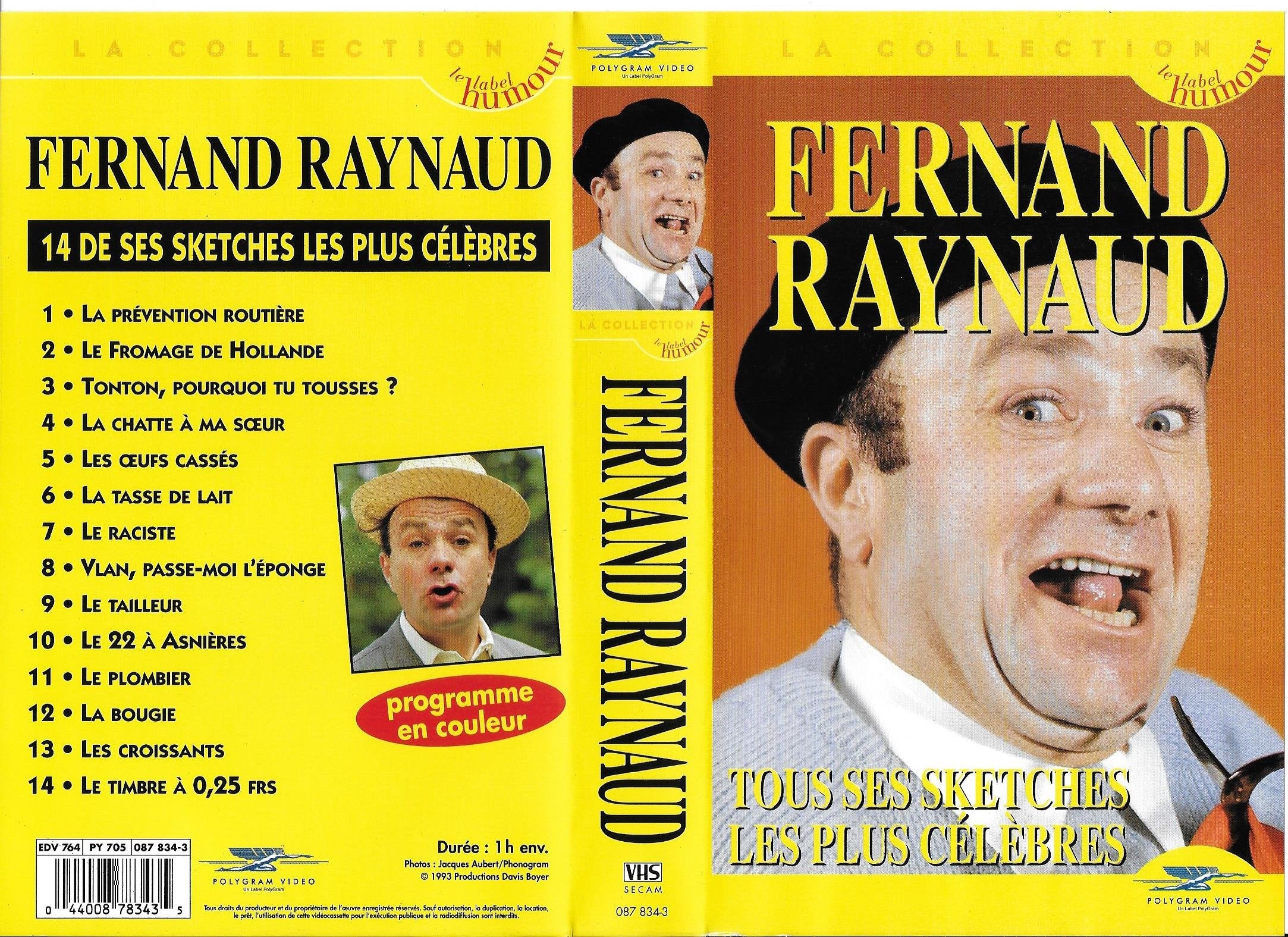 Fernand Raynaud, tous ses sketches les plus célèbres Films