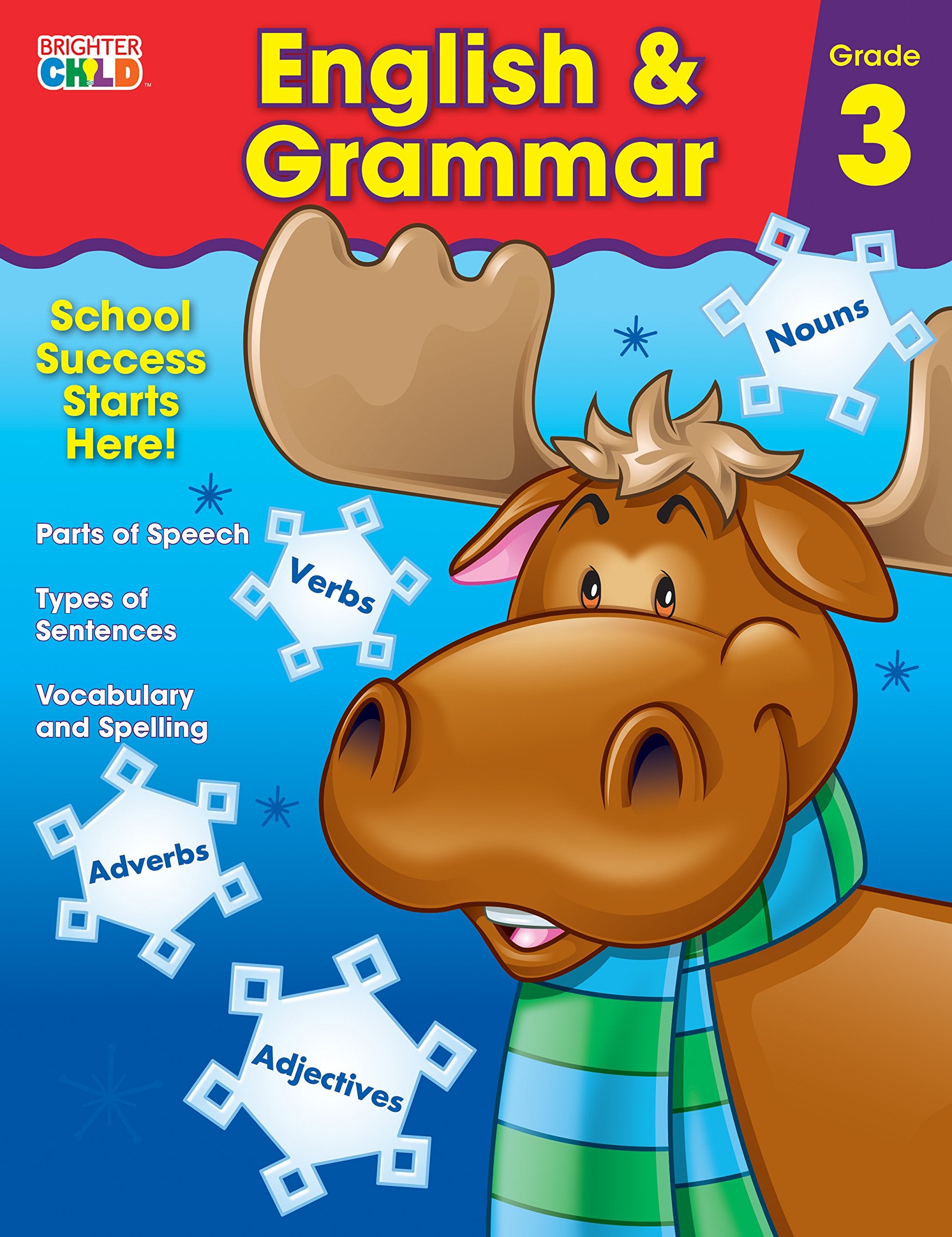 English & Grammar Workbook, Grade 3 (Brighter Child: Grades 3) Reading Aloud & Learning to Read