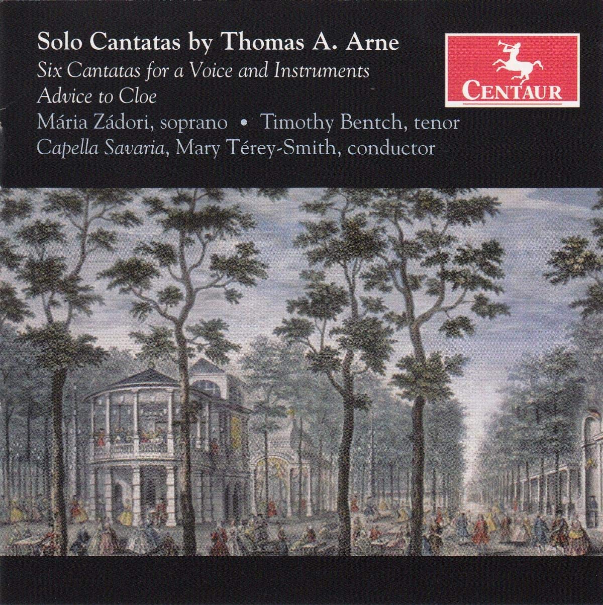 Arne: Solo Cantatas: including The School of Anacreon, Delia, Frolick and Free, The Morning, Lydia (after Sappho), Bacchus and Ariadne and Advice to Chloe cd